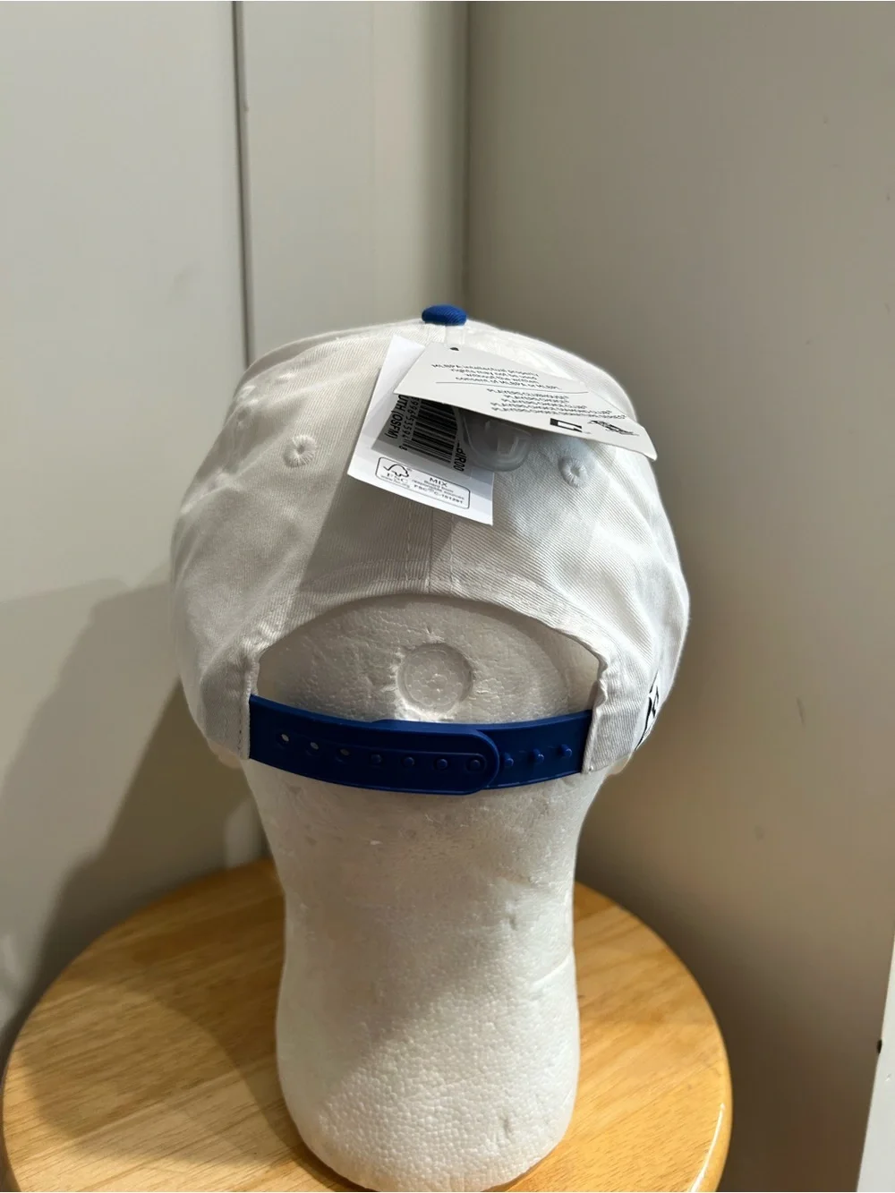 White & Blue MVP 17 Snapback Hat